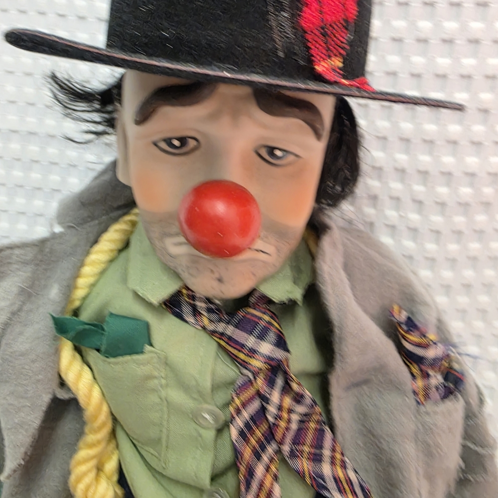 1986 Vintage Dynasty Doll Collection - Clyde The Hobo Clown - Picture 12 of 16